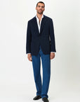Jacket - Wool/Cashmere - Navy Giabe