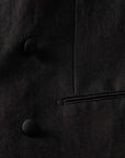 04 - Linen Suit Trousers - Black