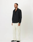 Shirt - Cotton Twill - Black Giabe