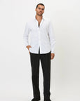 Shirt - Cotton Twill - White Giabe