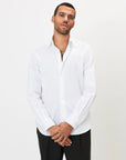 Shirt - Cotton Twill - White Giabe