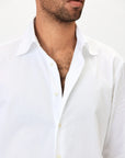 Shirt - Cotton Twill - White Giabe