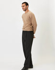 Crew Neck - Wool - Beige Giabe