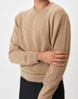 Crew Neck - Wool - Beige Giabe