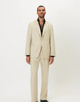 Suit - Single Breasted - Cream Giabe