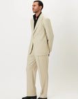 Suit - Single Breasted - Cream Giabe
