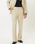 01 - Suit Trousers - Cream Giabe