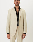 Suit - Single Breasted - Cream Giabe