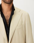 Suit - Single Breasted - Cream Giabe