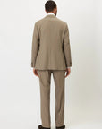 Suit - Single Breasted - Taupe Giabe