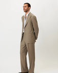 Suit - Single Breasted - Taupe Giabe