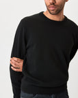 Crew Neck - Wool - Black Giabe