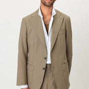 Suit - Single Breasted - Taupe Giabe