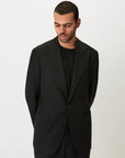 01 - Suit Jacket - Black Giabe