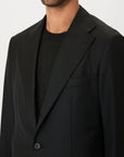 01 - Suit Jacket - Black Giabe