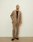 01 - Suit Jacket - Taupe Giabe