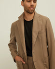 01 - Suit Jacket - Taupe Giabe