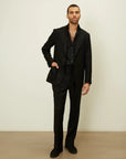 01 - Suit Trousers - Black Giabe