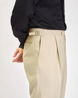01 - Suit Trousers - Cream Giabe