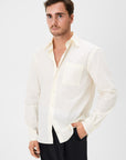 03 - Shirt - Cotton Poplin - Off White Giabe