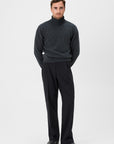 03 - Roll Neck - Wool - Dark Grey Giabe
