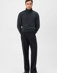 03 - Roll Neck - Wool - Dark Grey Giabe