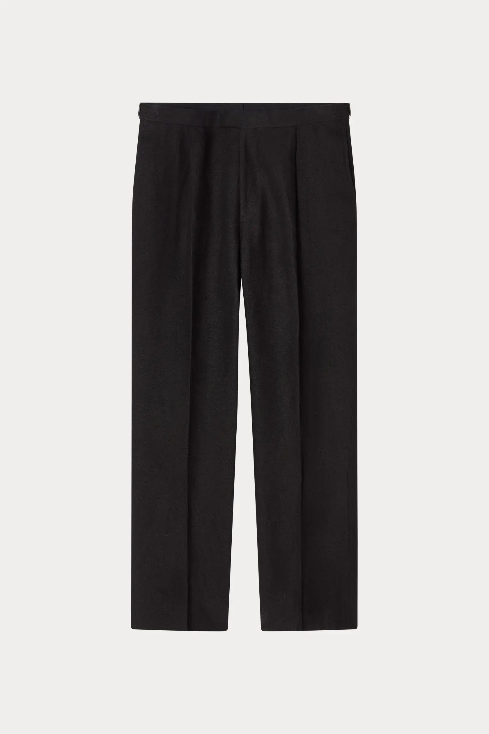 04 - Linen Suit Trousers - Black