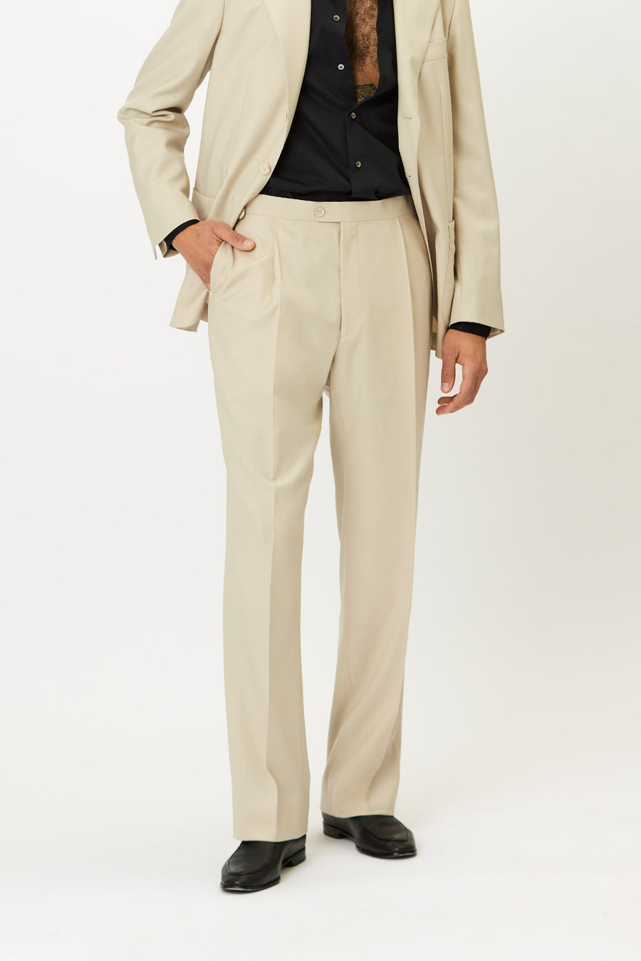 01 - Suit Trousers - Cream