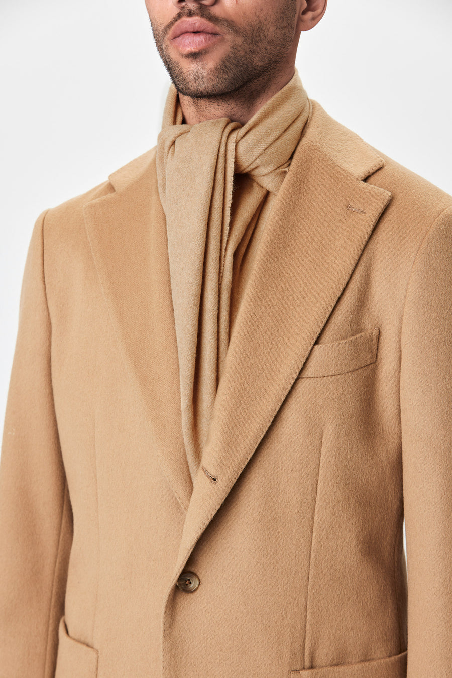 Cashmere Scarf - Camel