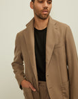 01 - Suit Jacket - Taupe