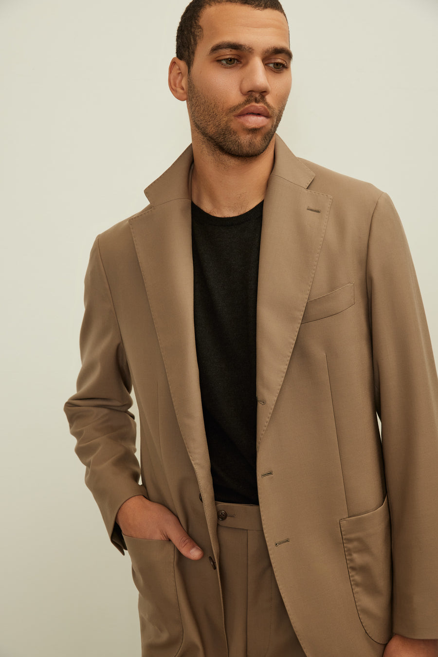 01 - Suit Jacket - Taupe