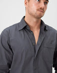 03 - Shirt - Cotton Poplin - Grey