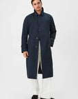 03 - Raglan Car Coat - Navy