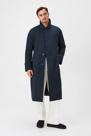 03 - Raglan Car Coat - Navy