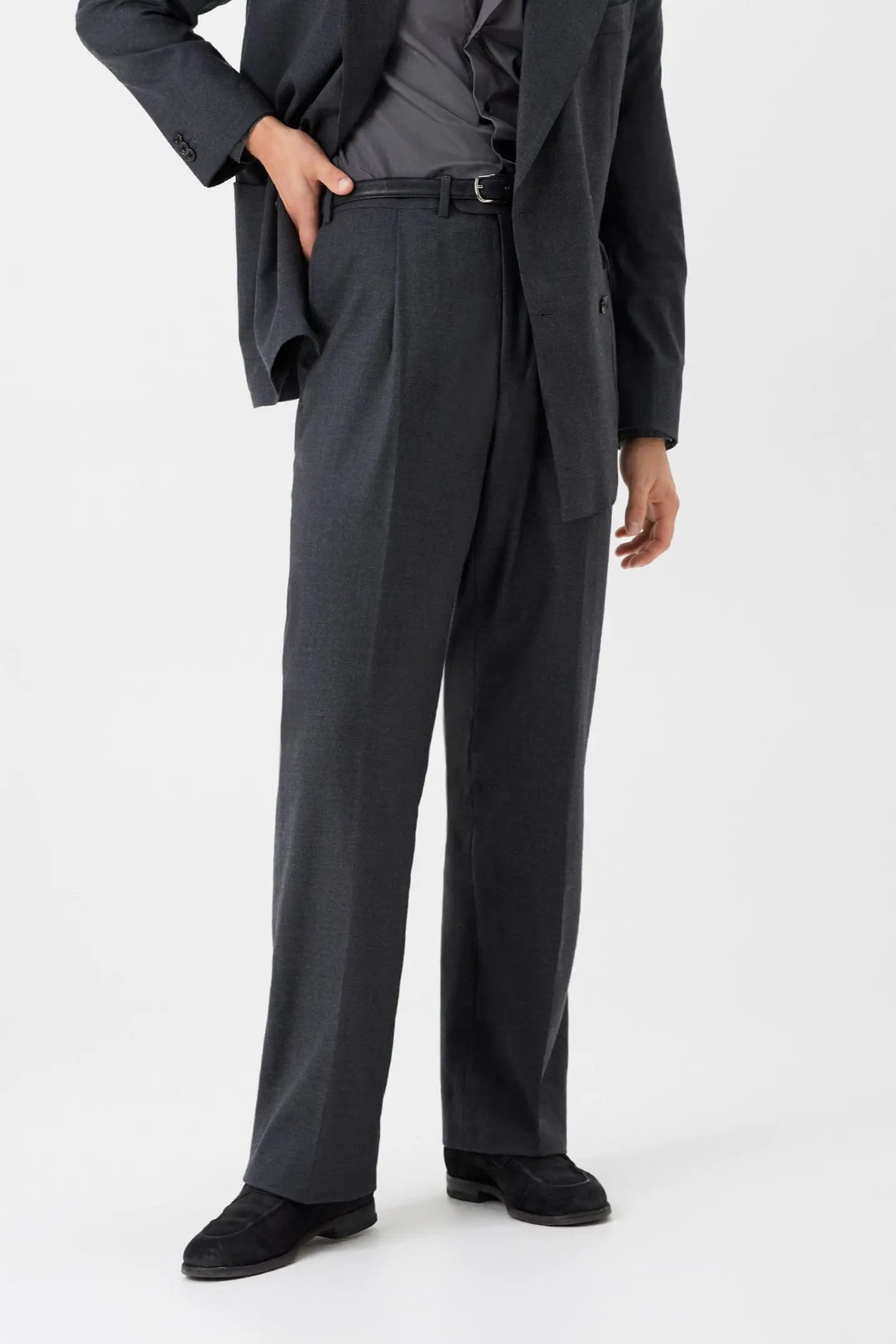 03 - Suit Trousers - Dark Grey Giabe