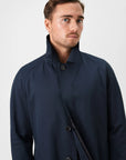 03 - Raglan Car Coat - Navy