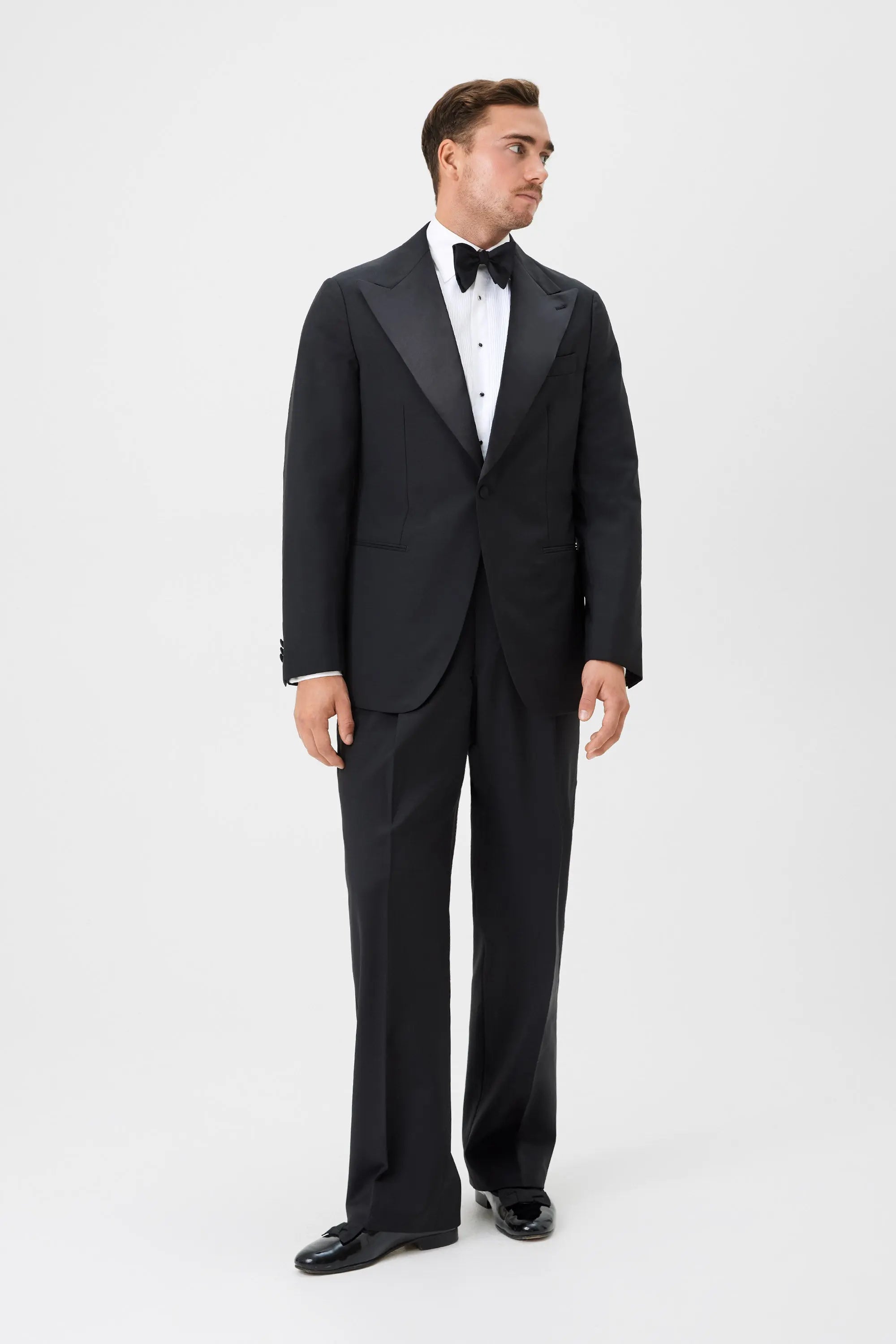 03 - Tuxedo Jacket - Black Giabe