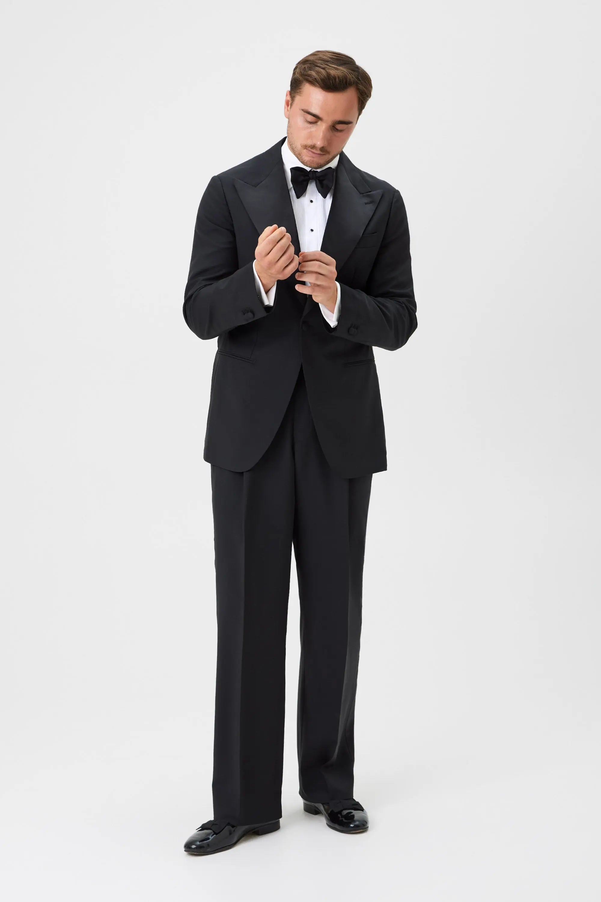 03 - Tuxedo Jacket - Black Giabe