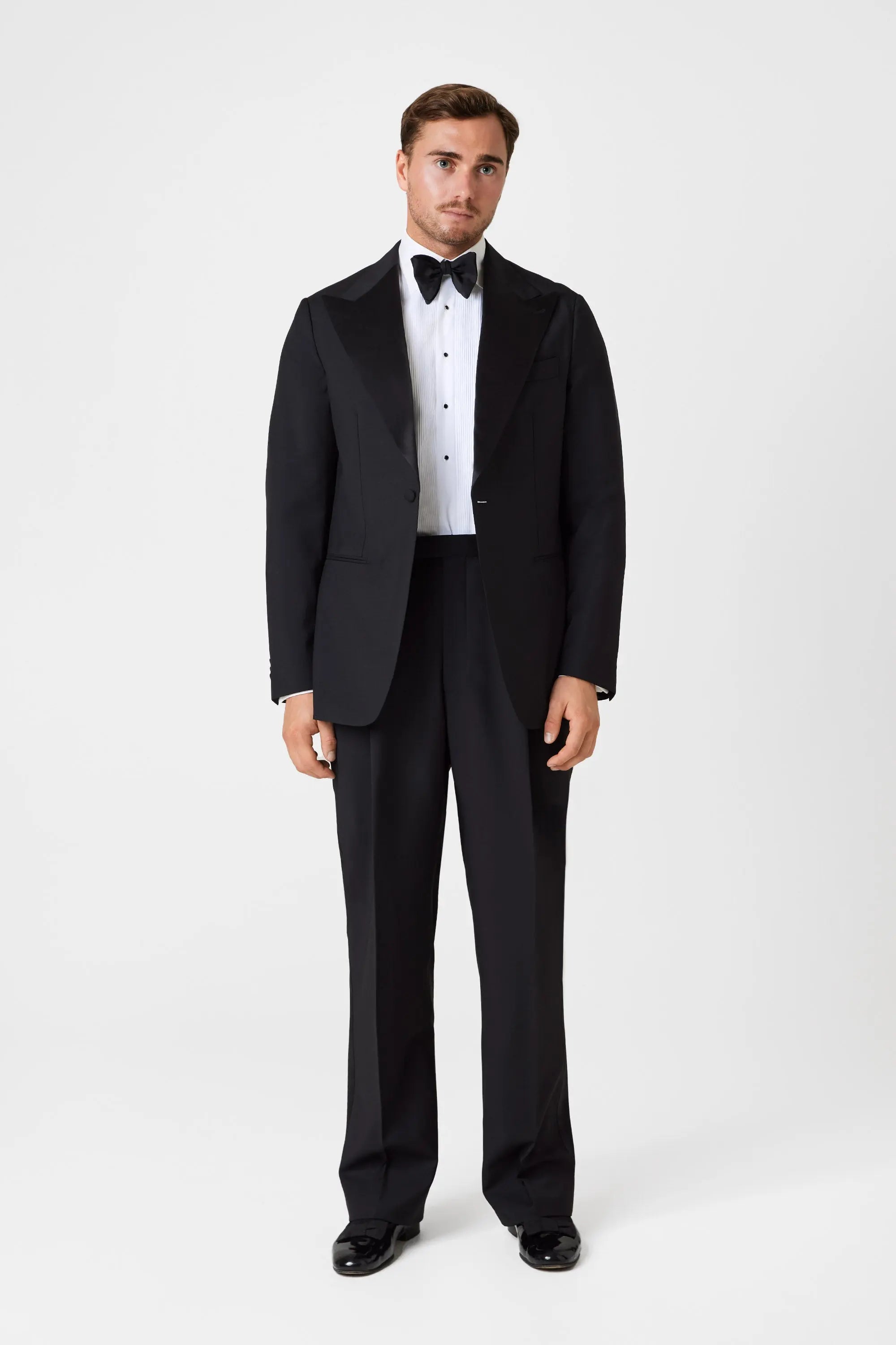 03 - Tuxedo Jacket - Black Giabe