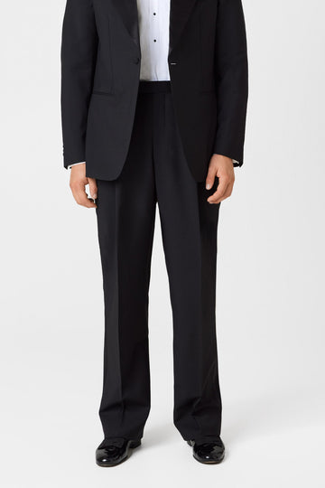 03 - Tuxedo Trousers - Black Giabe