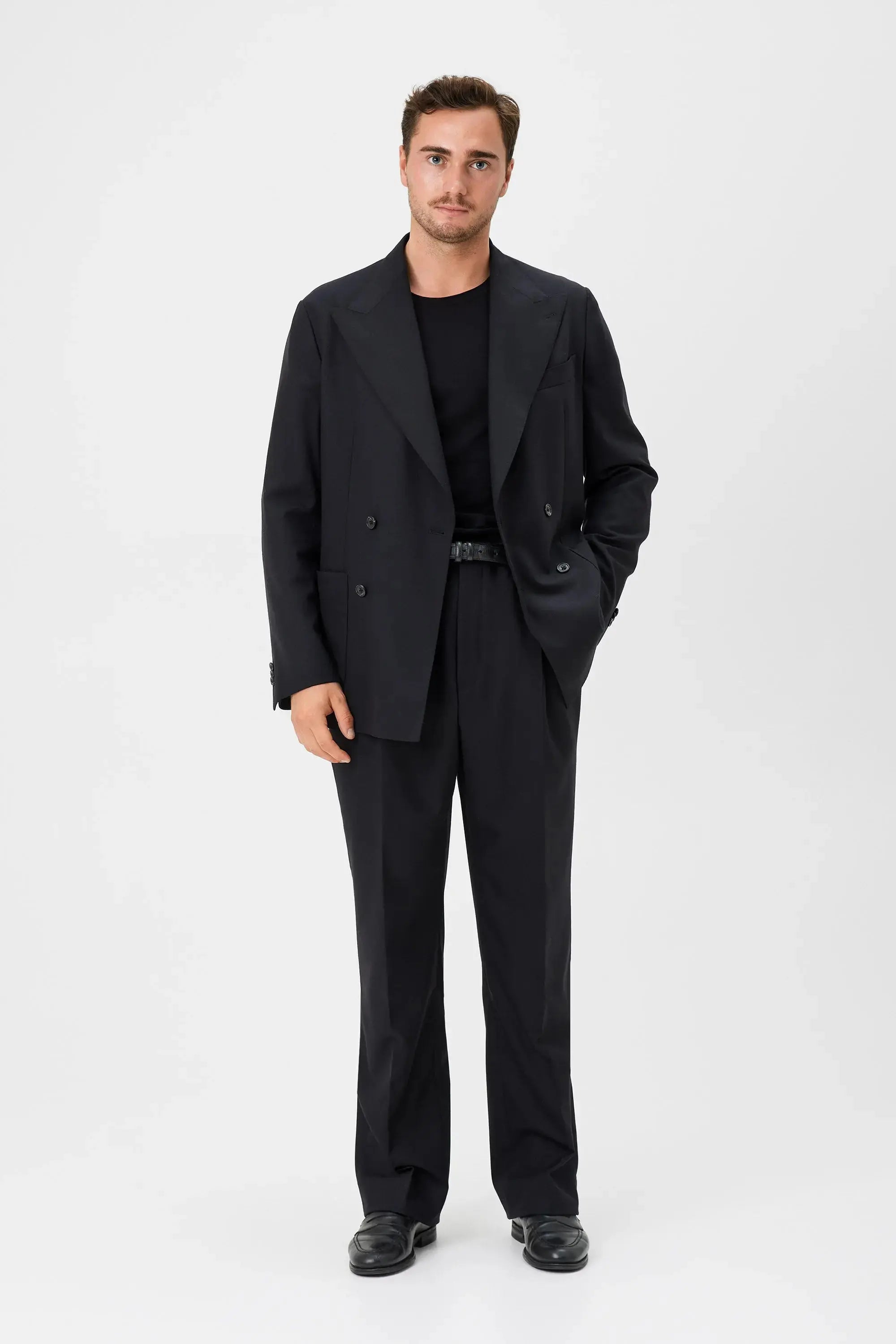 03 - Suit Trousers - Black Giabe