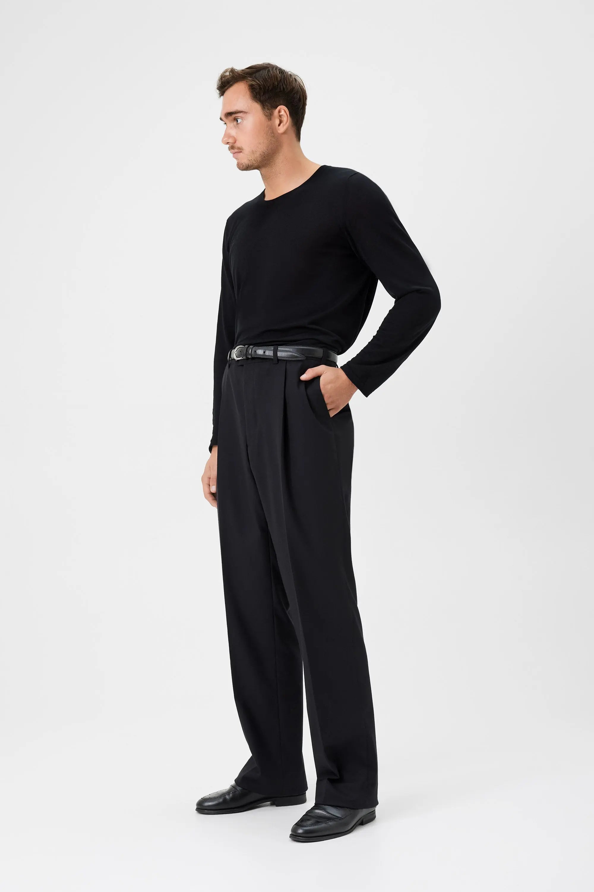03 - Suit Trousers - Black Giabe