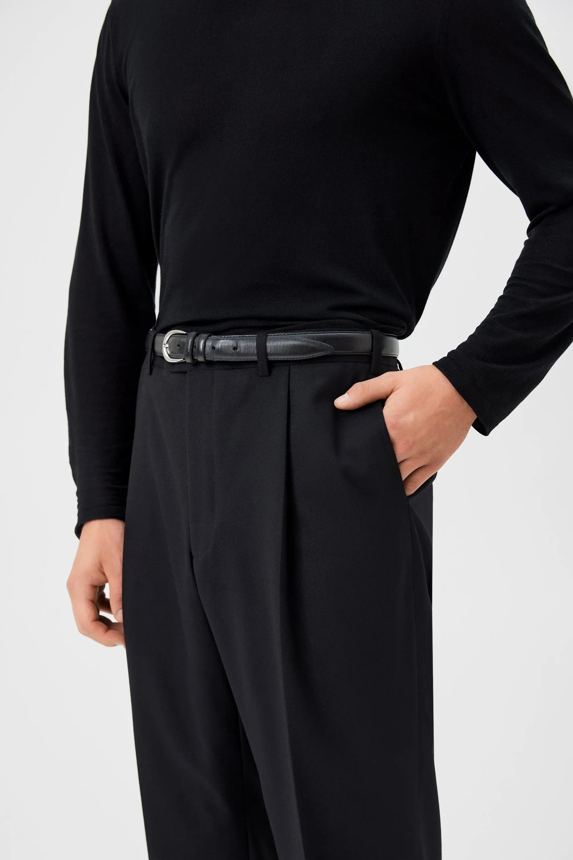 03 - Suit Trousers - Black Giabe