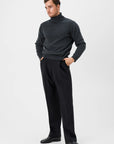 03 - Roll Neck - Wool - Dark Grey