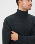 03 - Roll Neck - Wool - Dark Grey