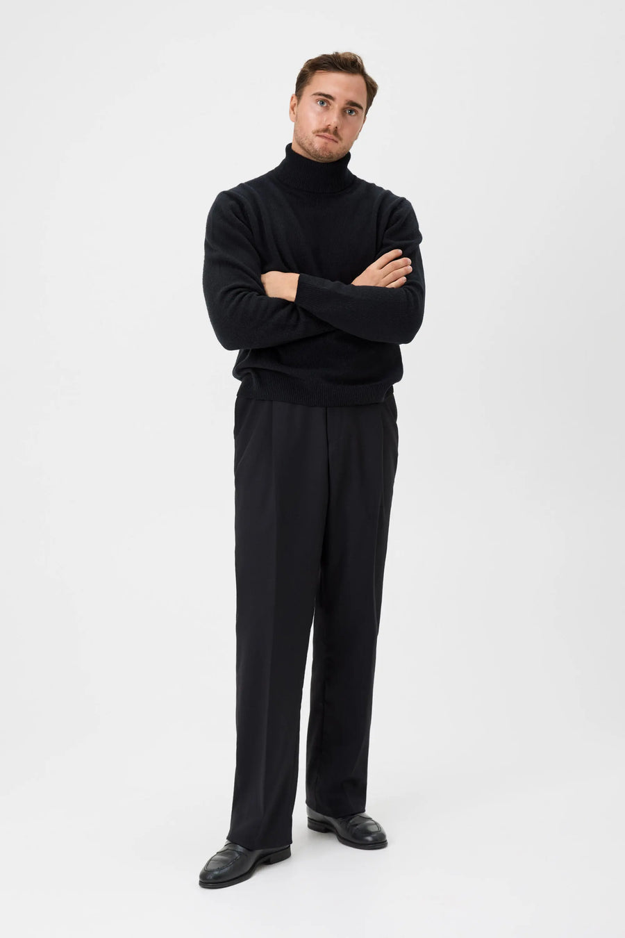 03 - Roll Neck - Wool - Black